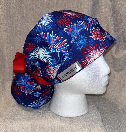 Bouffant/Ponytail: Fireworks