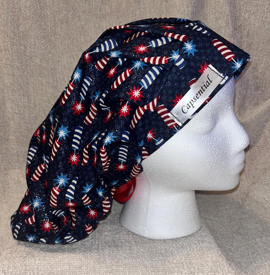 Bouffant/Ponytail: Fireworks