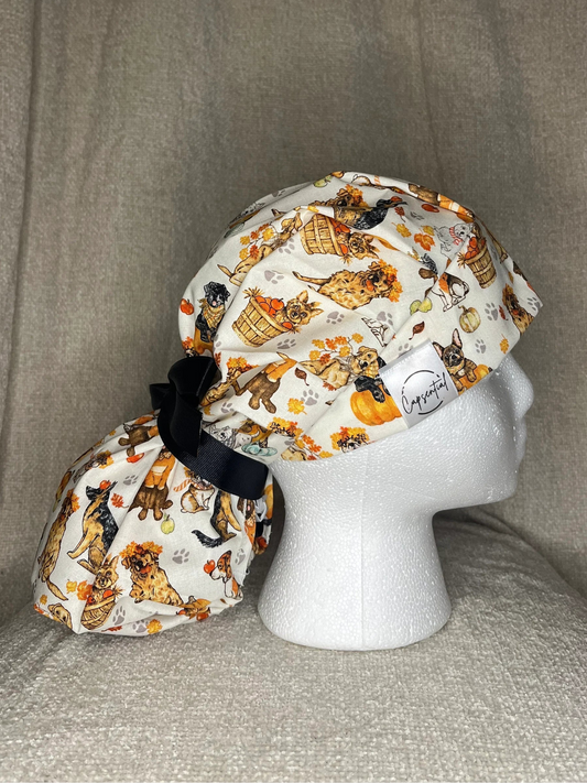 Bouffant/Ponytail: Fall Dogs