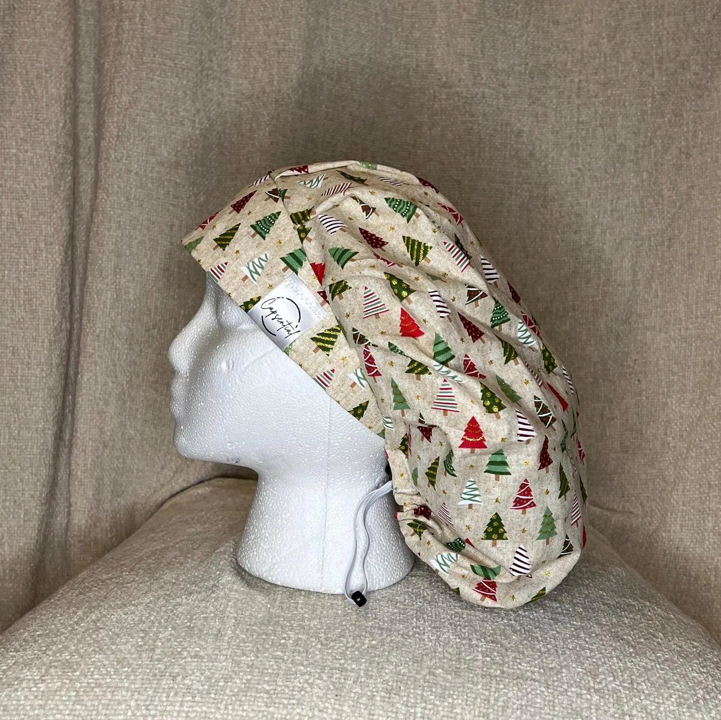 Bouffant/Ponytail: Christmas Trees