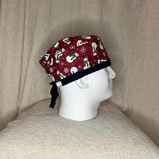 Tie: Snowmen on Red