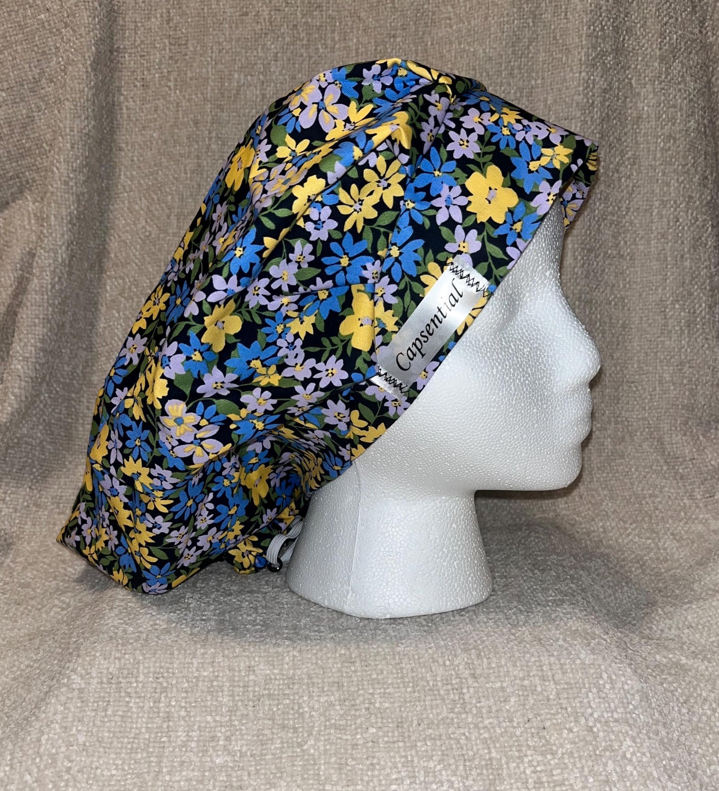 Bouffant/Ponytail: Field of Flowers