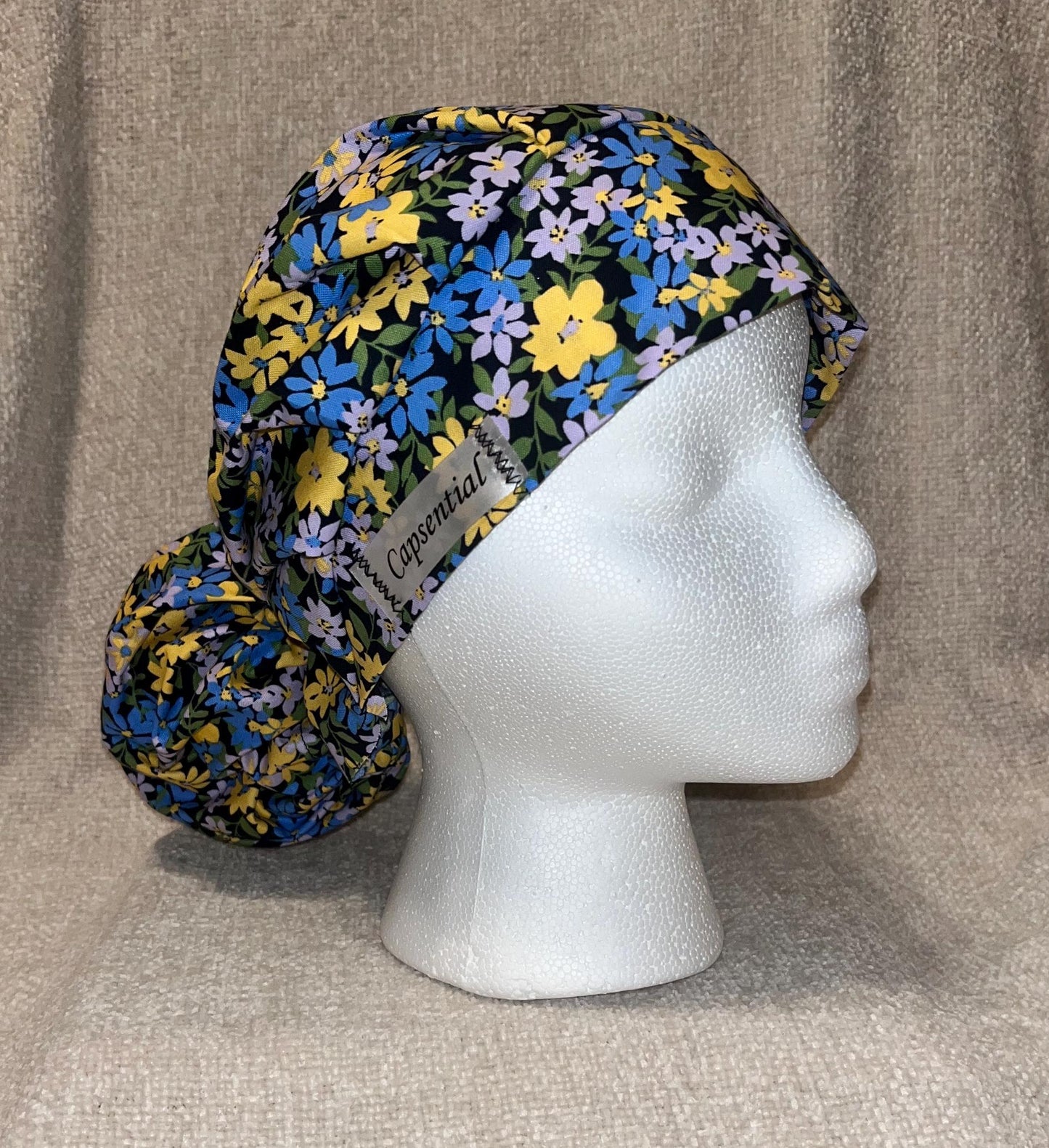 Bouffant/Ponytail: Field of Flowers