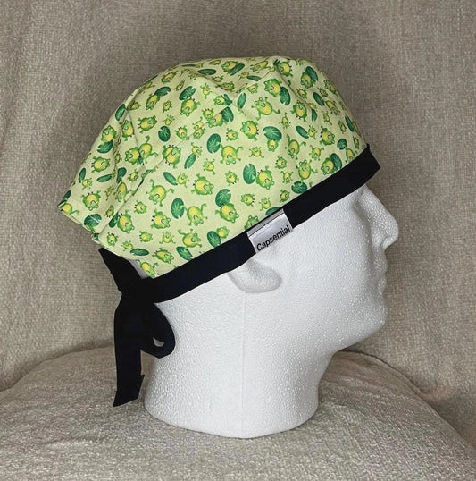 Tie: Frogs and Lily Pads