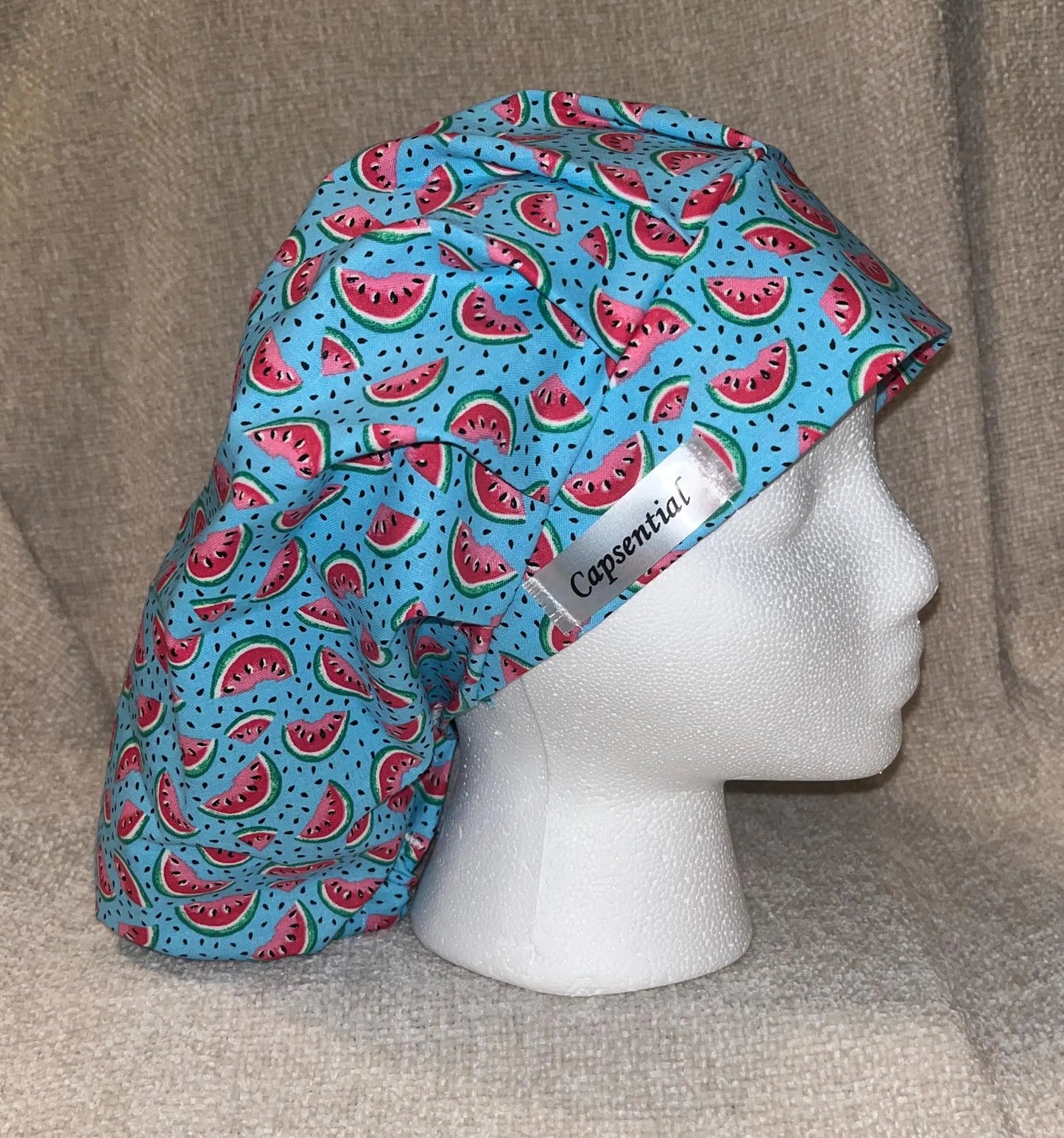 Bouffant/Ponytail: Watermelons