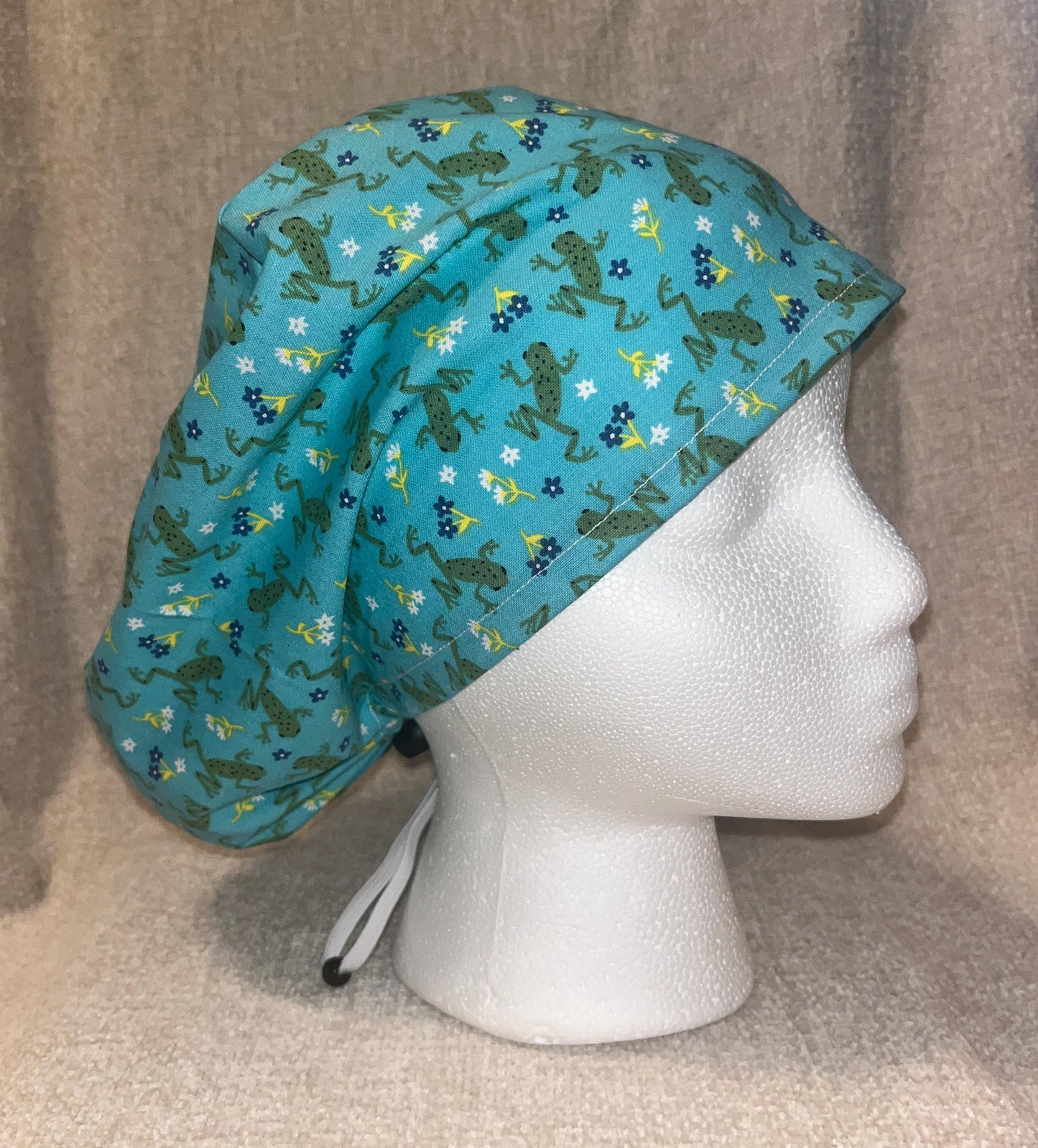 Frogs & Flowers Euro Scrub Cap