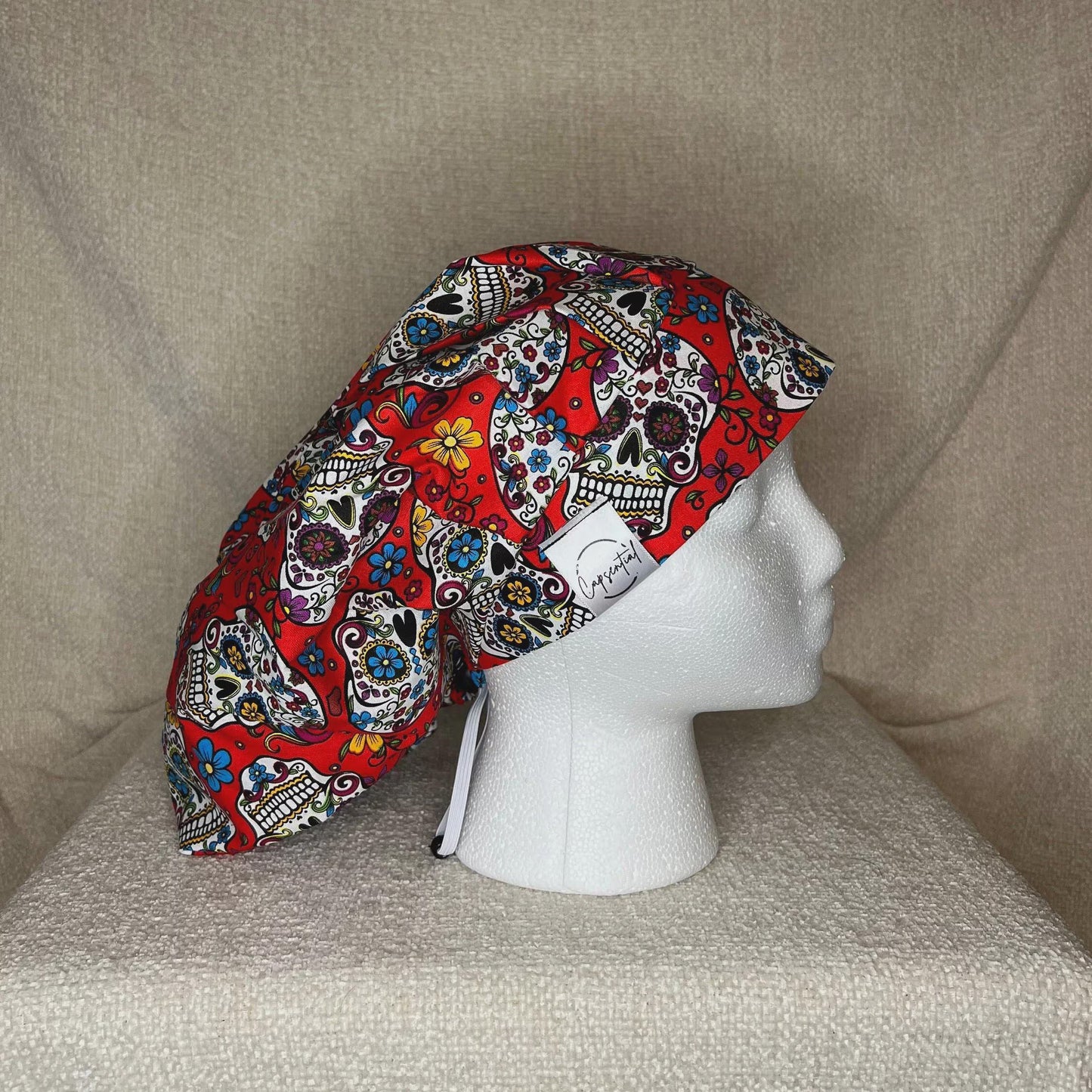 Bouffant/Ponytail: Sugar Skull